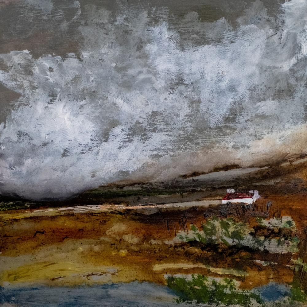 Rolling Clouds-by-Louise O'Hara-wall-art-print-canvas-poster-framed-Gioia