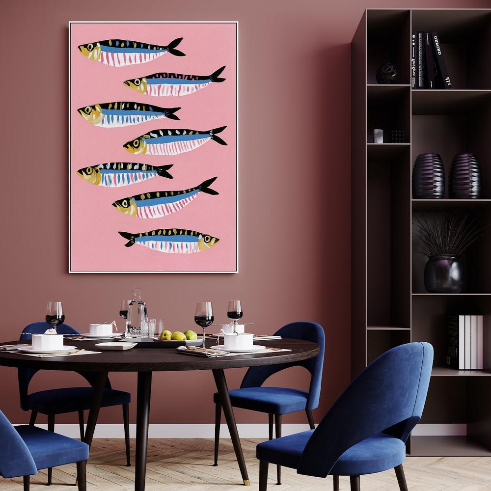 School of Seven-by-Lady Hana-wall-art-print-canvas-poster-framed-Gioia