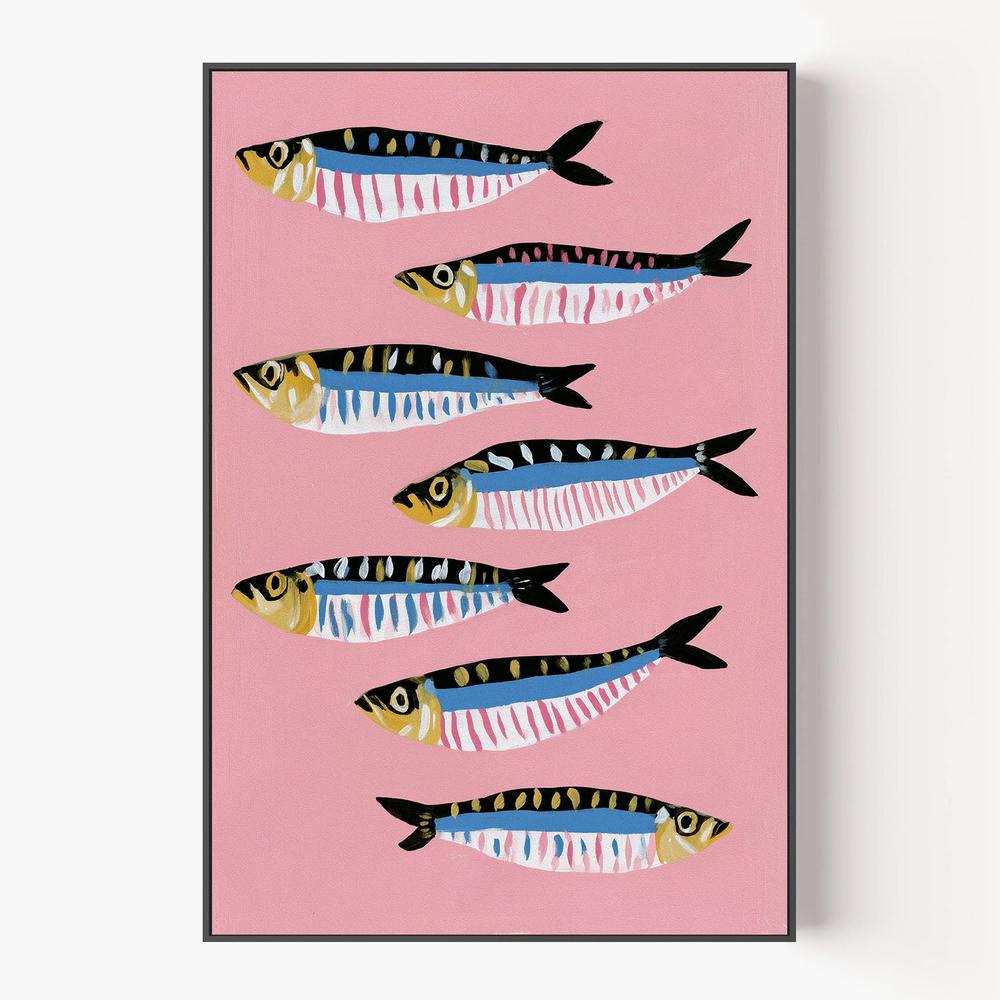 School of Seven-by-Lady Hana-wall-art-print-canvas-poster-framed-Gioia
