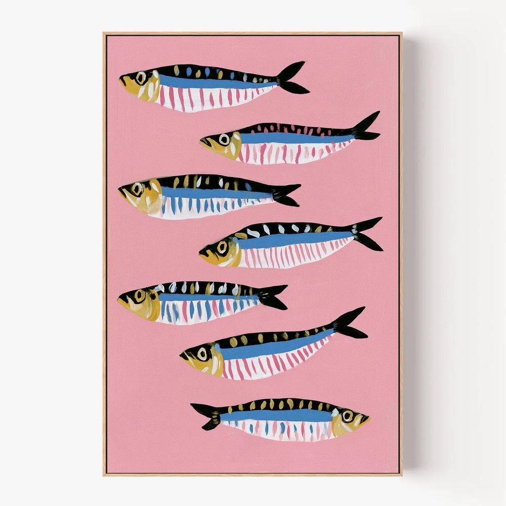 School of Seven-by-Lady Hana-wall-art-print-canvas-poster-framed-Gioia