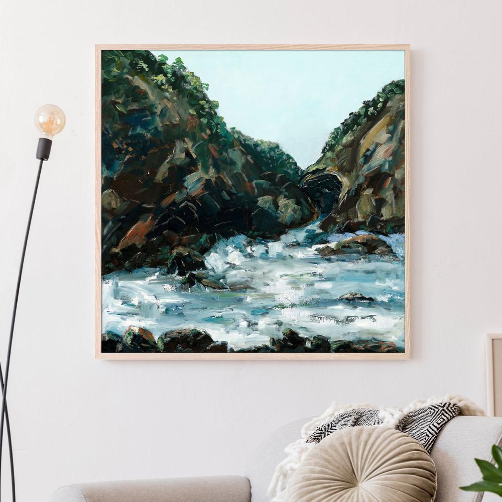 Sea Rocks Sea Cove-by-Meredith Howse-wall-art-print-canvas-poster-framed-Gioia