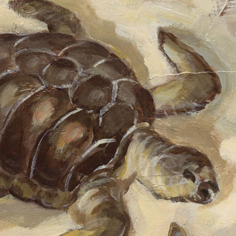 Sea Turtles on the Sand-by-Silvia Vassileva-wall-art-print-canvas-poster-framed-Gioia