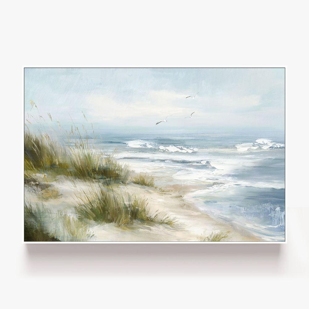 Seaside Escape, Style A-by-Nina Blue-wall-art-print-canvas-poster-framed-Gioia