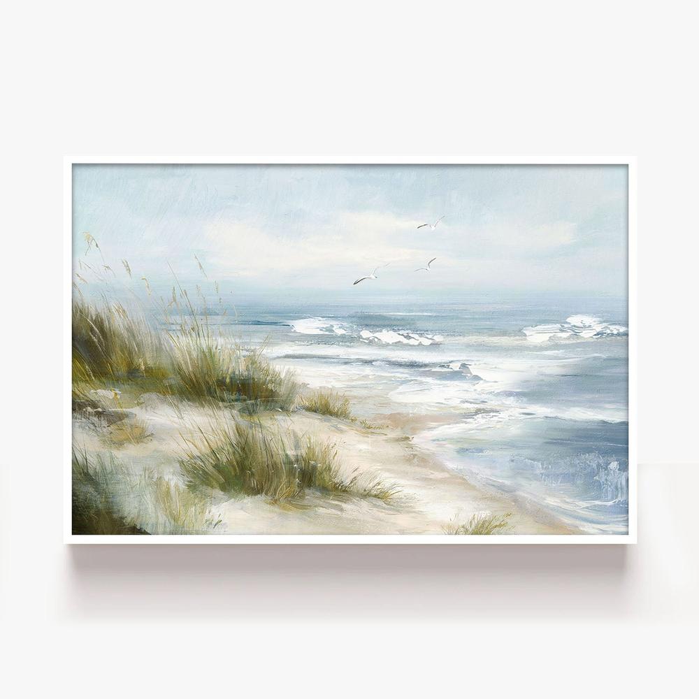 Seaside Escape, Style A-by-Nina Blue-wall-art-print-canvas-poster-framed-Gioia