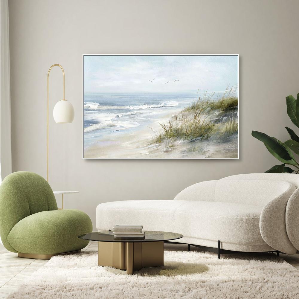 Seaside Escape, Style B-by-Nina Blue-wall-art-print-canvas-poster-framed-Gioia