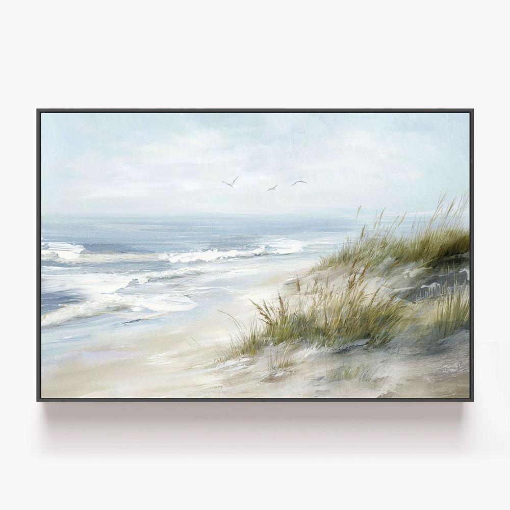 Seaside Escape, Style B-by-Nina Blue-wall-art-print-canvas-poster-framed-Gioia
