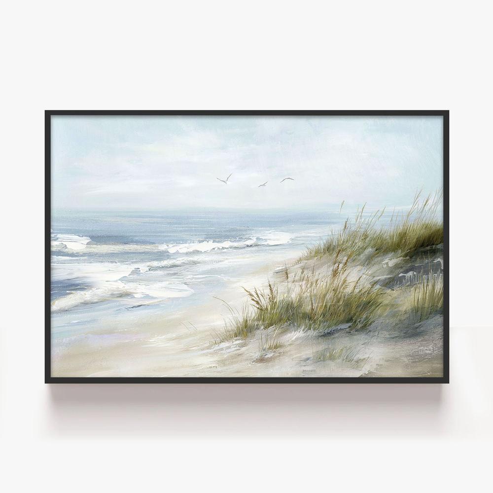 Seaside Escape, Style B-by-Nina Blue-wall-art-print-canvas-poster-framed-Gioia