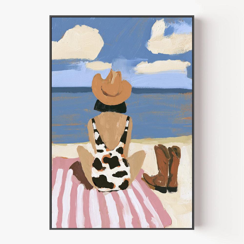 Seaside Rodeo-by-Lady Hana-wall-art-print-canvas-poster-framed-Gioia