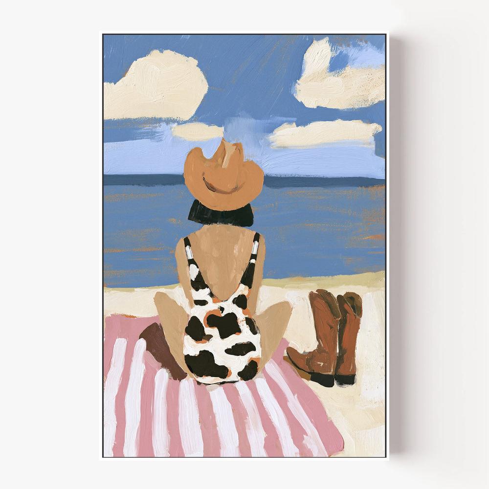 Seaside Rodeo-by-Lady Hana-wall-art-print-canvas-poster-framed-Gioia