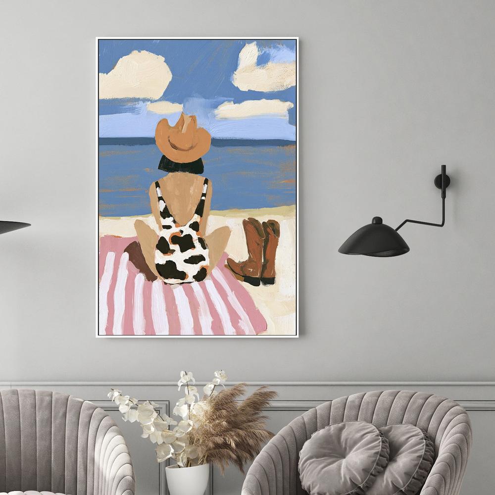 Seaside Rodeo-by-Lady Hana-wall-art-print-canvas-poster-framed-Gioia