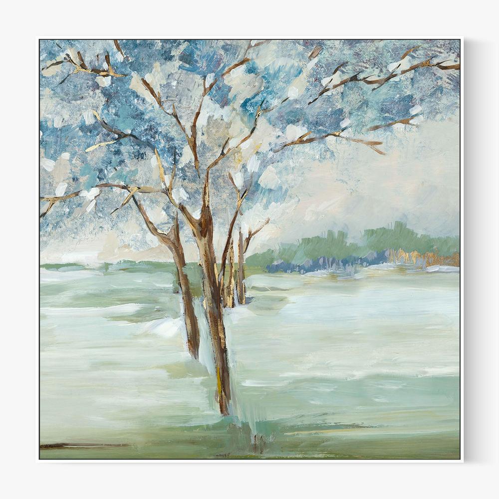 Serene Blue Scenes, Style A-by-Lera-wall-art-print-canvas-poster-framed-Gioia