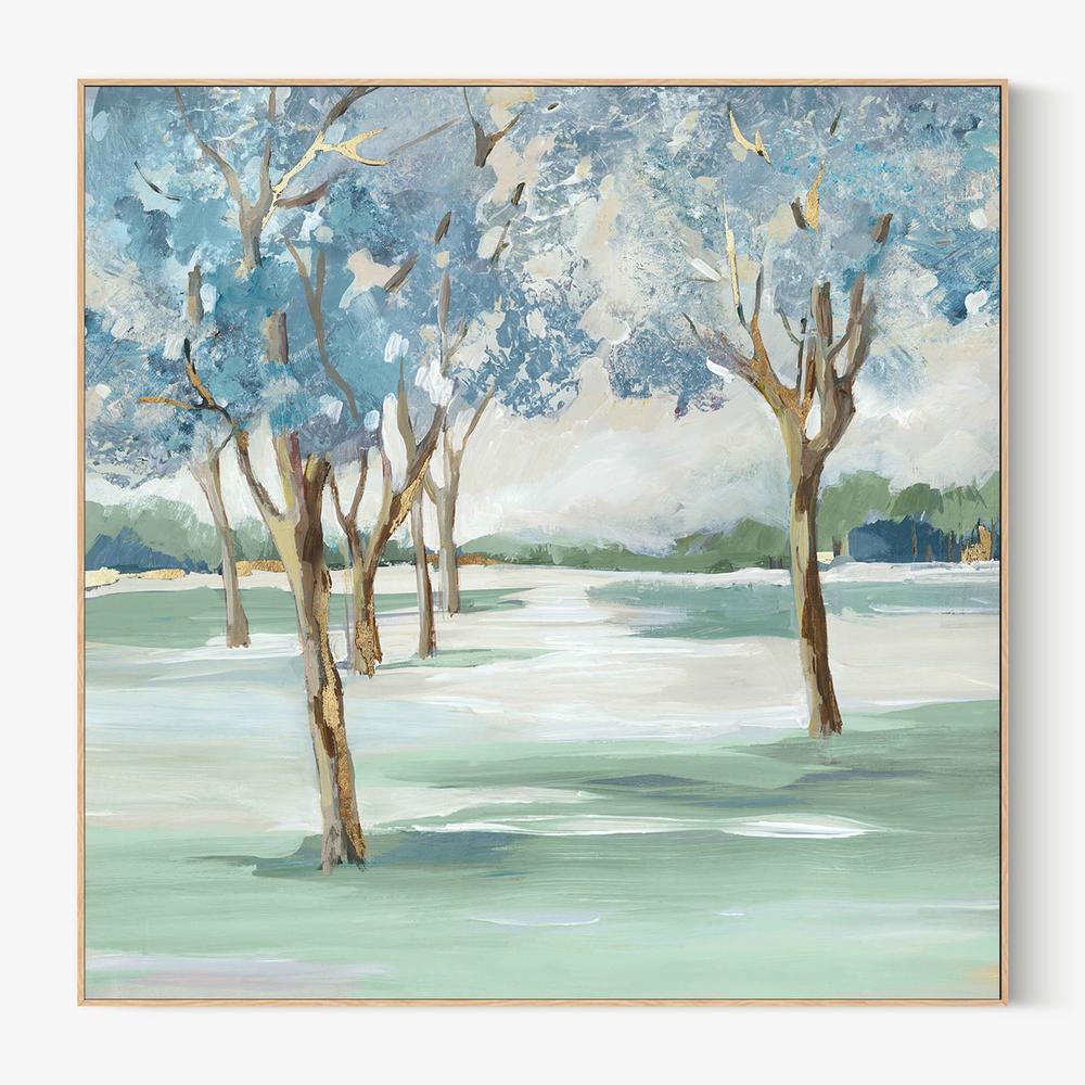 Serene Blue Scenes, Style B-by-Lera-wall-art-print-canvas-poster-framed-Gioia