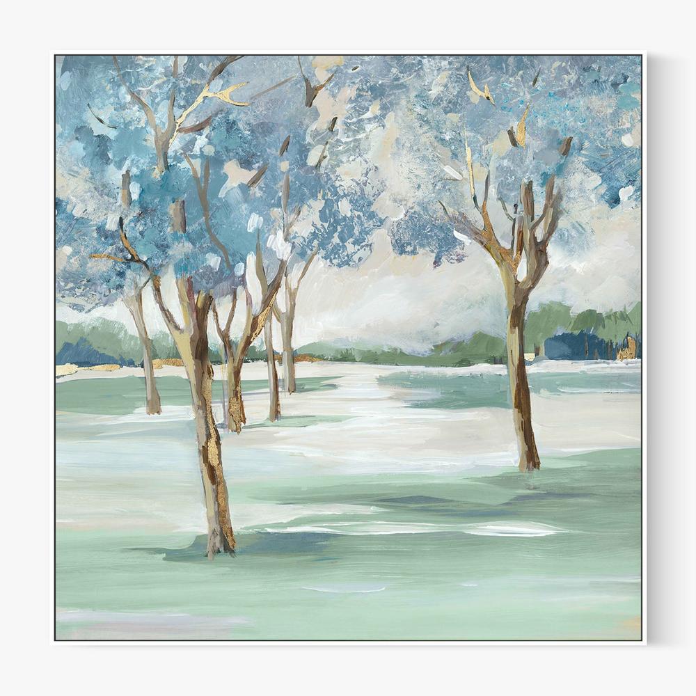 Serene Blue Scenes, Style B-by-Lera-wall-art-print-canvas-poster-framed-Gioia