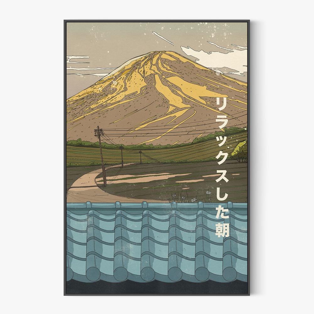 Serene Fuji Morning-by-Nicholas-wall-art-print-canvas-poster-framed-Gioia