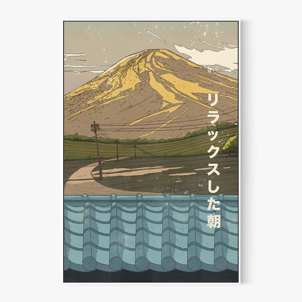 Serene Fuji Morning-by-Nicholas-wall-art-print-canvas-poster-framed-Gioia