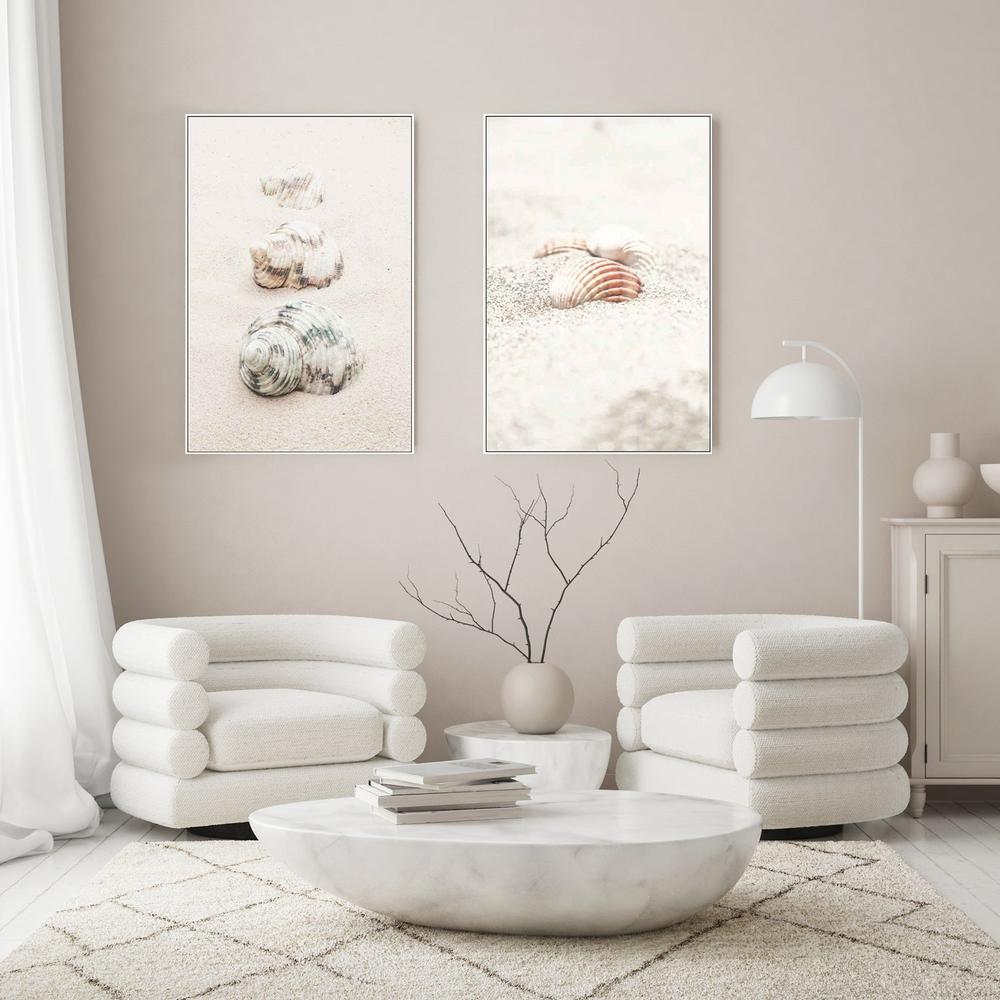 Shells & Shells By The Beach, Set Of 2-by-Plus X Studio-wall-art-print-canvas-poster-framed-Gioia