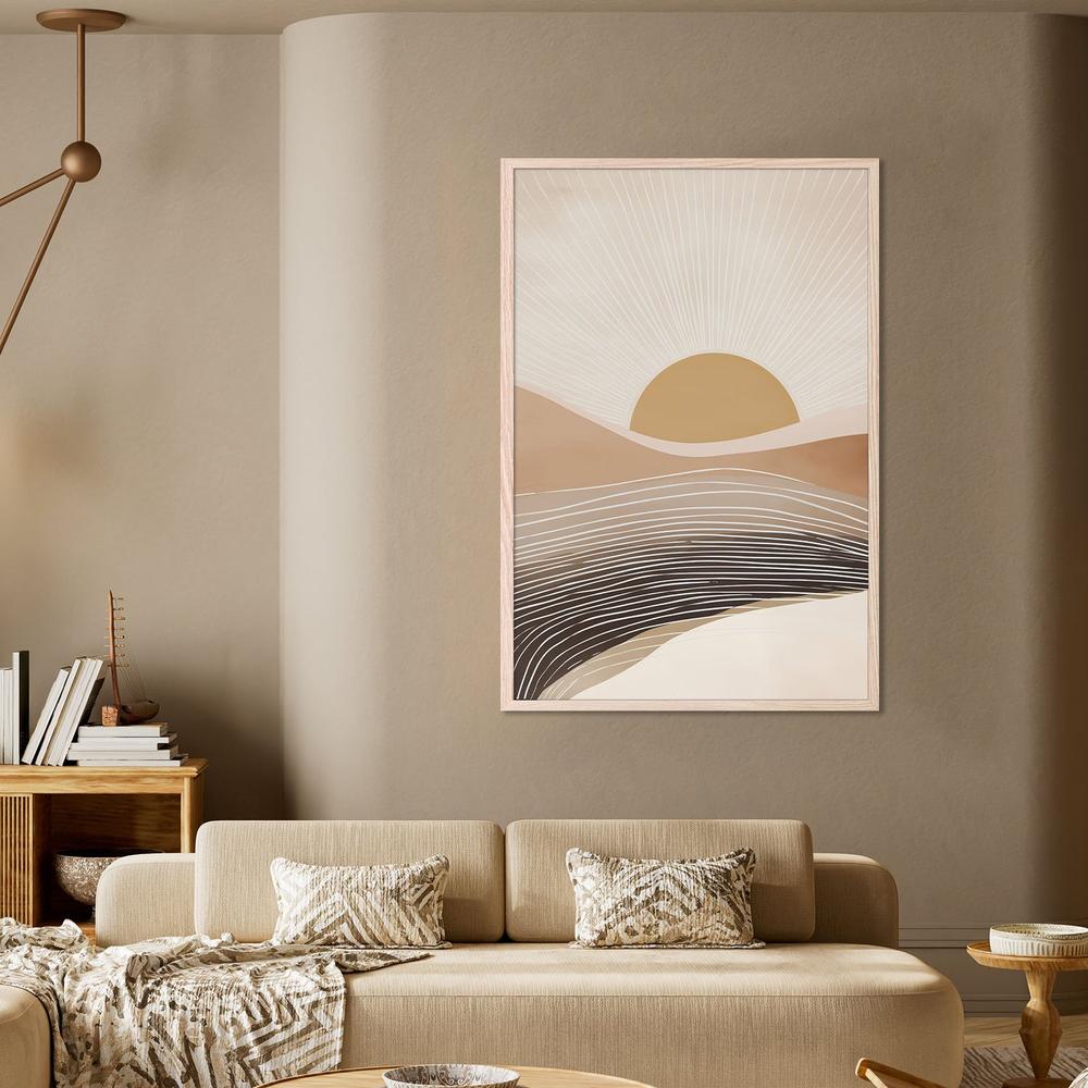 Abstract Desert Sun