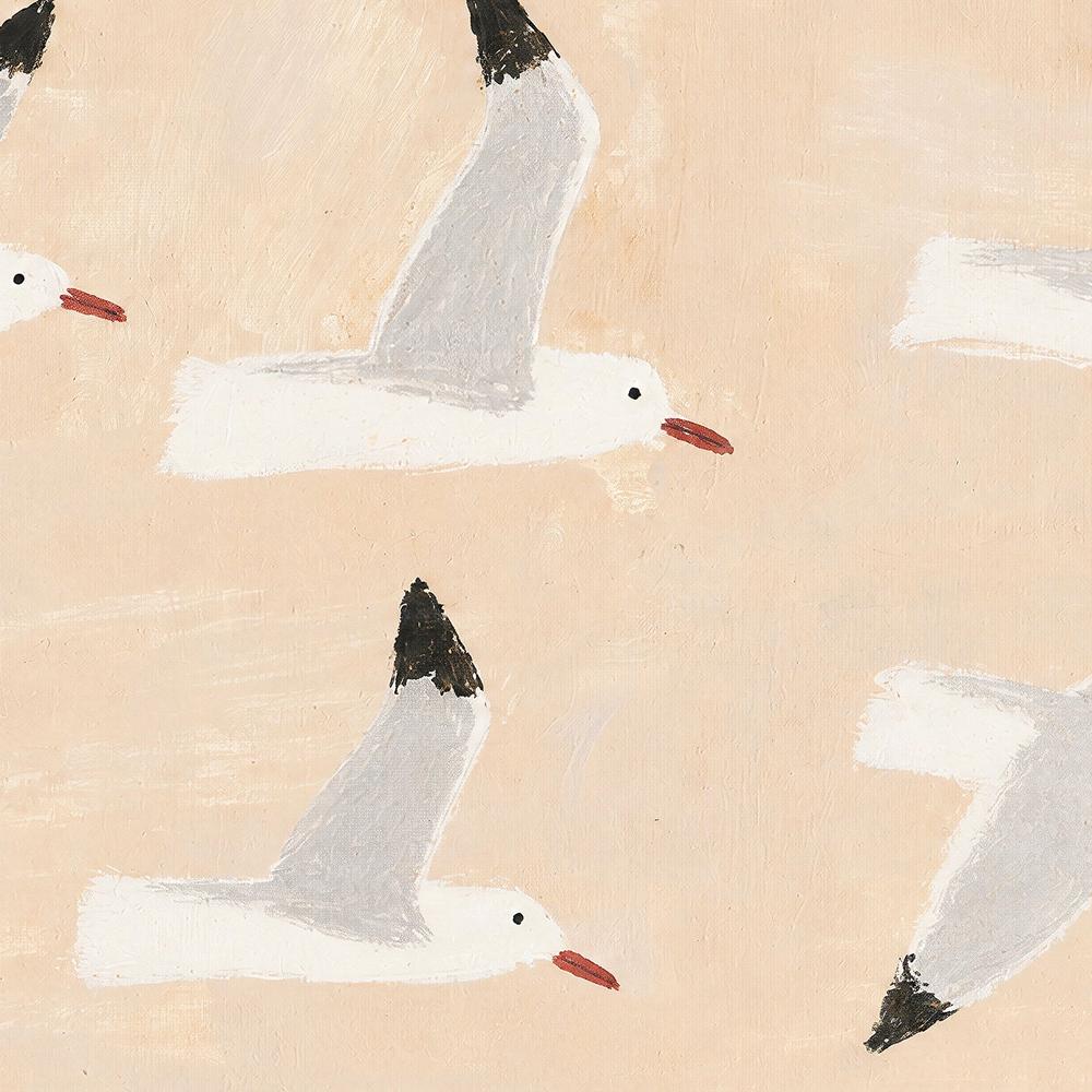 silver gulls-by-Lady Hana-wall-art-print-canvas-poster-framed-Gioia