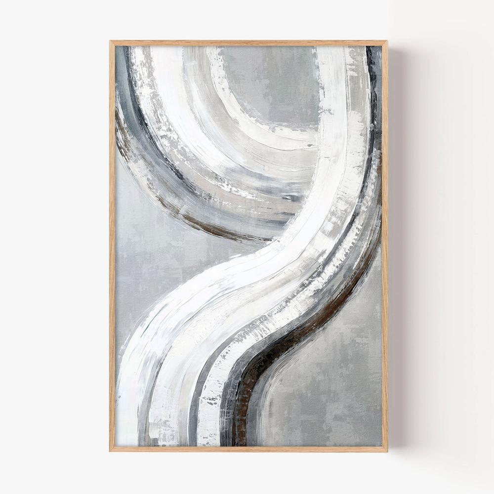 Silver Swish, Style A-by-Nina Blue-wall-art-print-canvas-poster-framed-Gioia