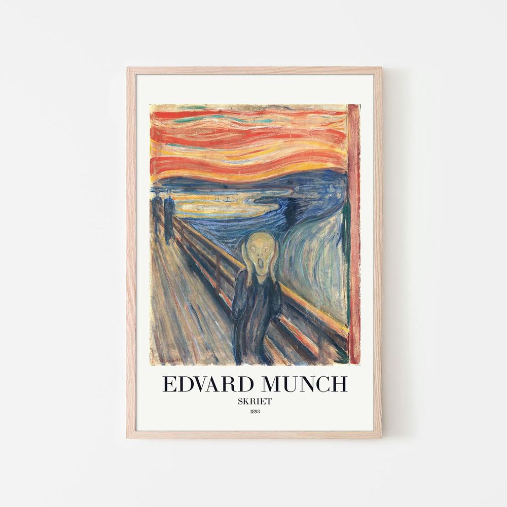 Skriet (The Scream)-by-Edvard Munch-wall-art-print-canvas-poster-framed-Gioia