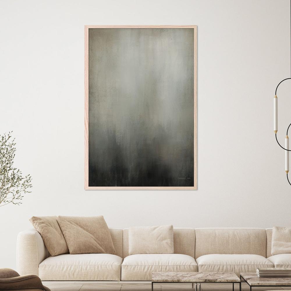 Smoky Abstract-by-Danhui Nai-wall-art-print-canvas-poster-framed-Gioia