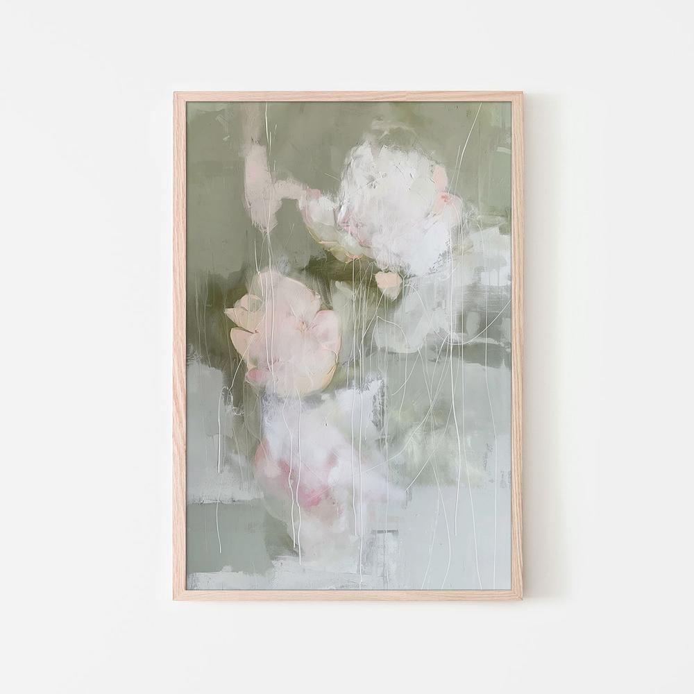 Soft Abstract Blooms-by-Sally Ann Moss-wall-art-print-canvas-poster-framed-Gioia