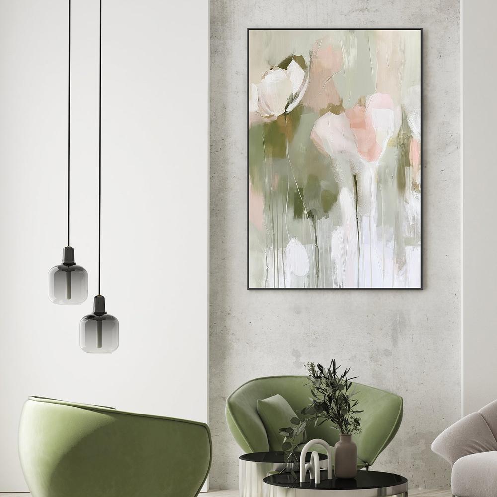 Soft Abstract Flowers-by-Sally Ann Moss-wall-art-print-canvas-poster-framed-Gioia