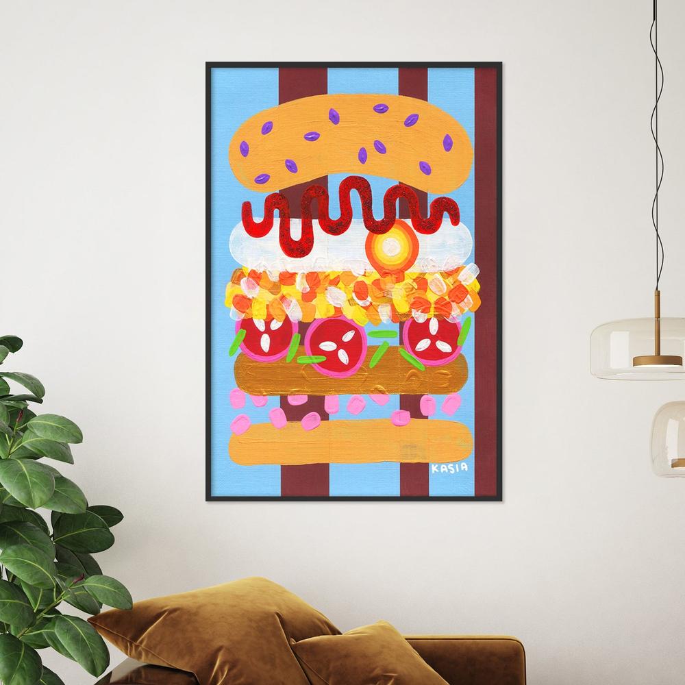 Soft Launch Breakfast-by-Kasia Amanda-wall-art-print-canvas-poster-framed-Gioia