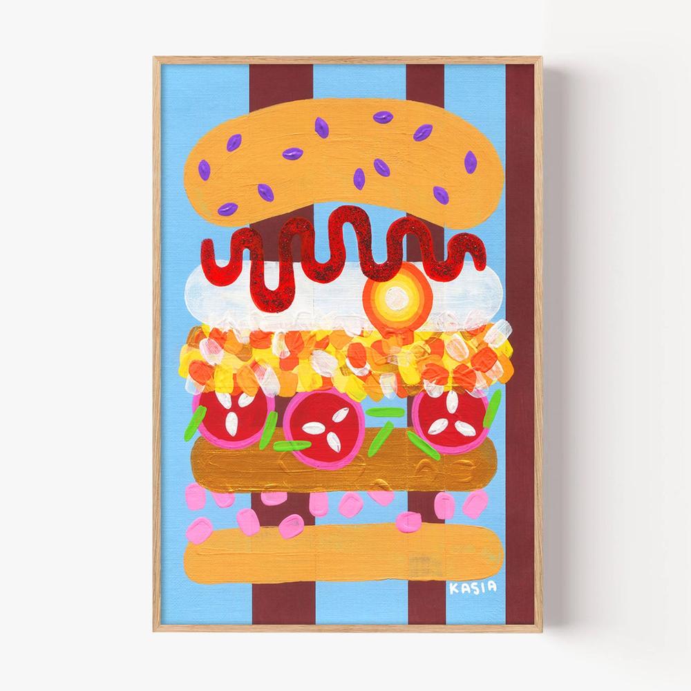 Soft Launch Breakfast-by-Kasia Amanda-wall-art-print-canvas-poster-framed-Gioia