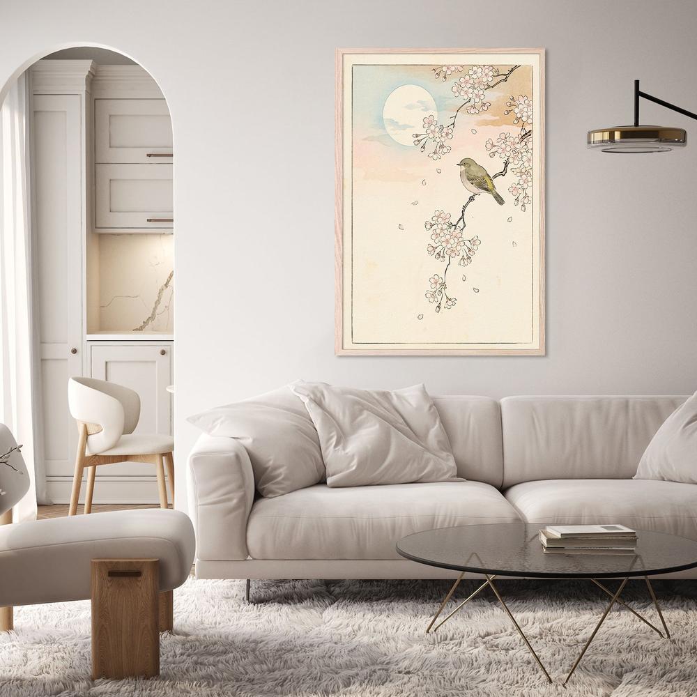 Spring Moon Bird Blossoms-by-Andreas Magnusson-wall-art-print-canvas-poster-framed-Gioia