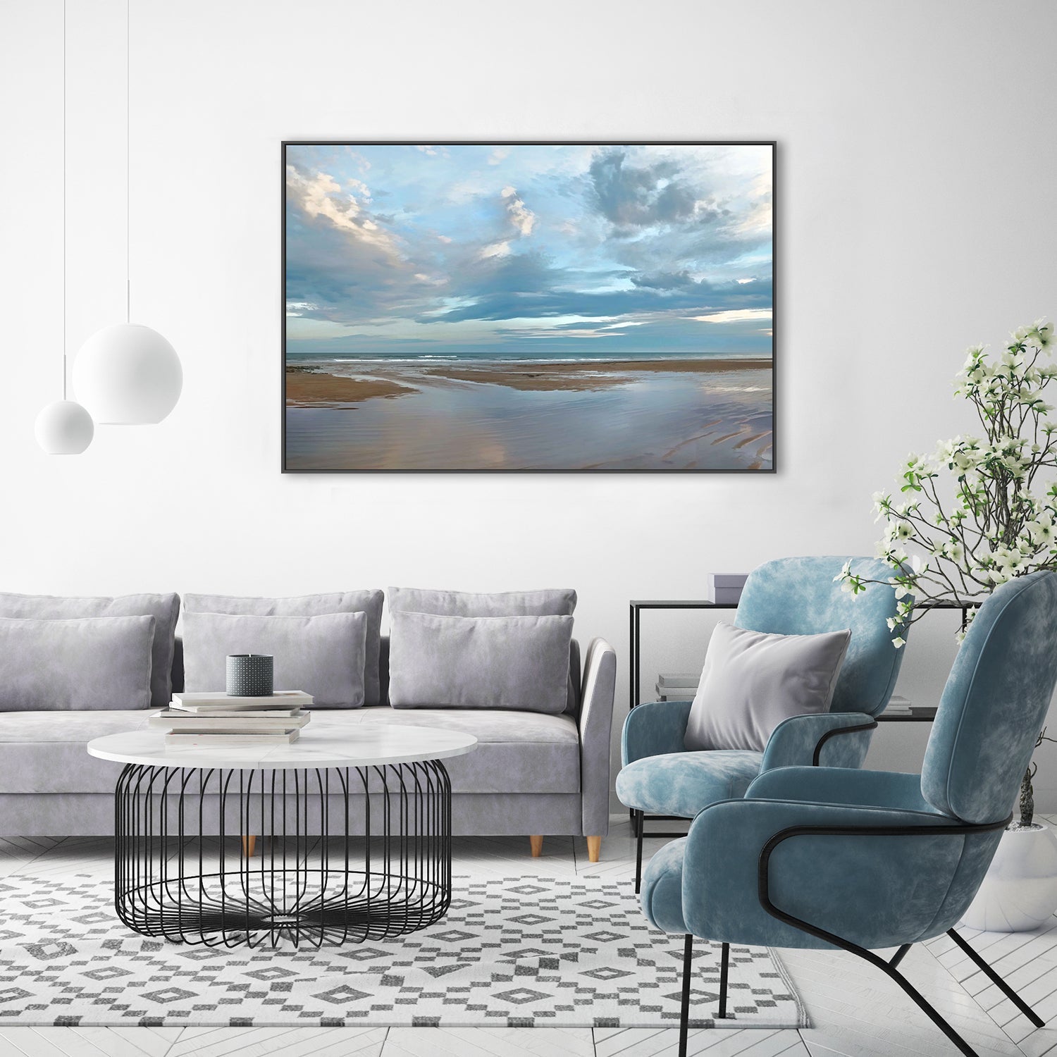 Step Into Heaven-by-Leda Robertson-wall-art-print-canvas-poster-framed-Gioia