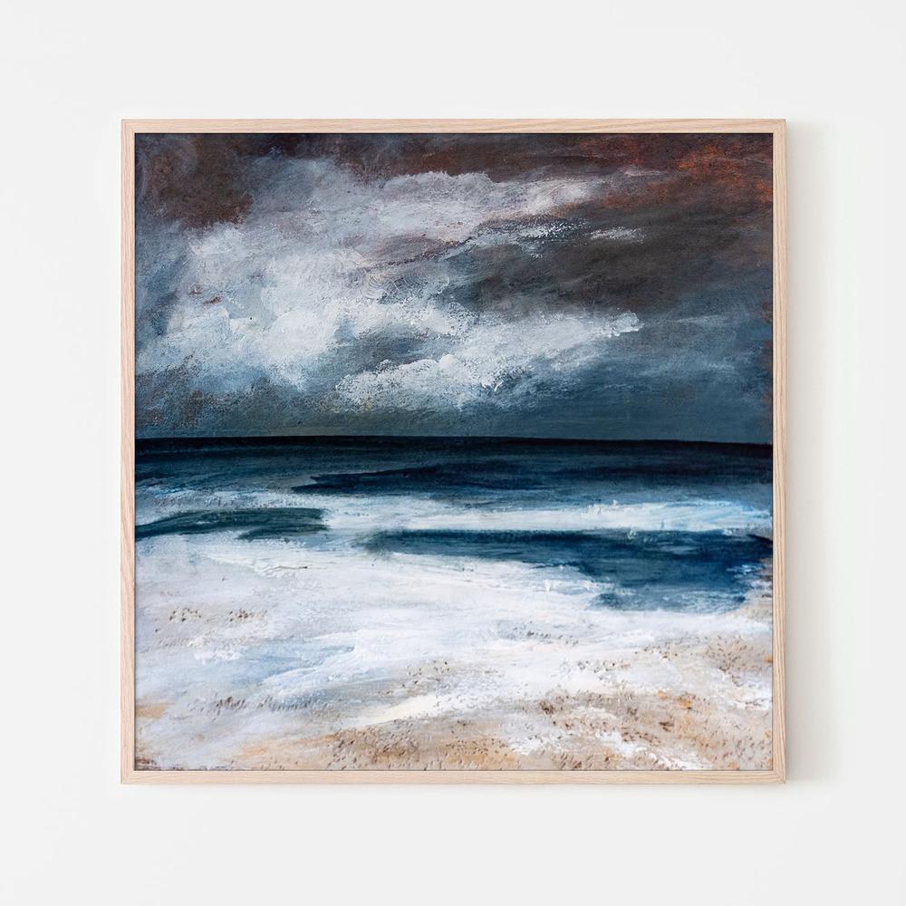storm on the horizon, Style B-by-Louise O'Hara-wall-art-print-canvas-poster-framed-Gioia