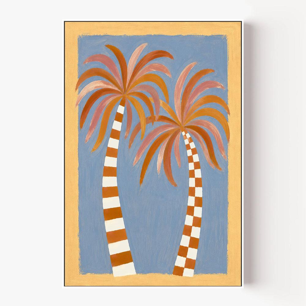 Striped Palms-by-Lady Hana-wall-art-print-canvas-poster-framed-Gioia