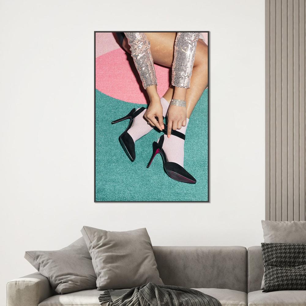 Stylish Heels and Socks-by-Pictufy Studio III-wall-art-print-canvas-poster-framed-Gioia