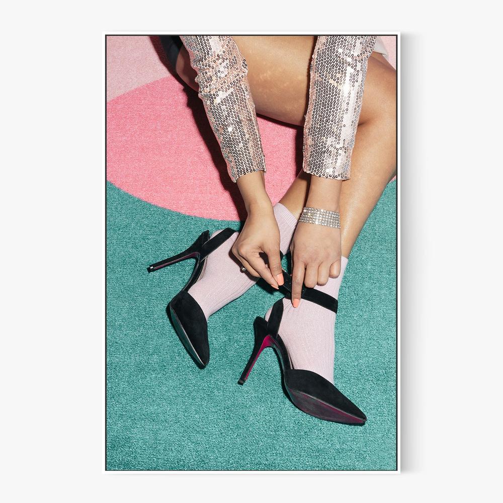 Stylish Heels and Socks-by-Pictufy Studio III-wall-art-print-canvas-poster-framed-Gioia