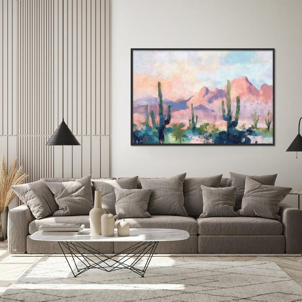 Sunset Desert, Style A-by-Nina Blue-wall-art-print-canvas-poster-framed-Gioia