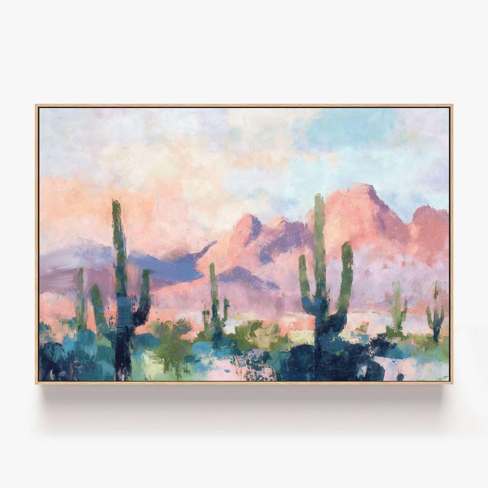 Sunset Desert, Style A-by-Nina Blue-wall-art-print-canvas-poster-framed-Gioia