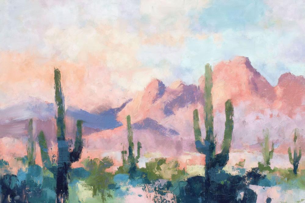 Sunset Desert, Style A-by-Nina Blue-wall-art-print-canvas-poster-framed-Gioia