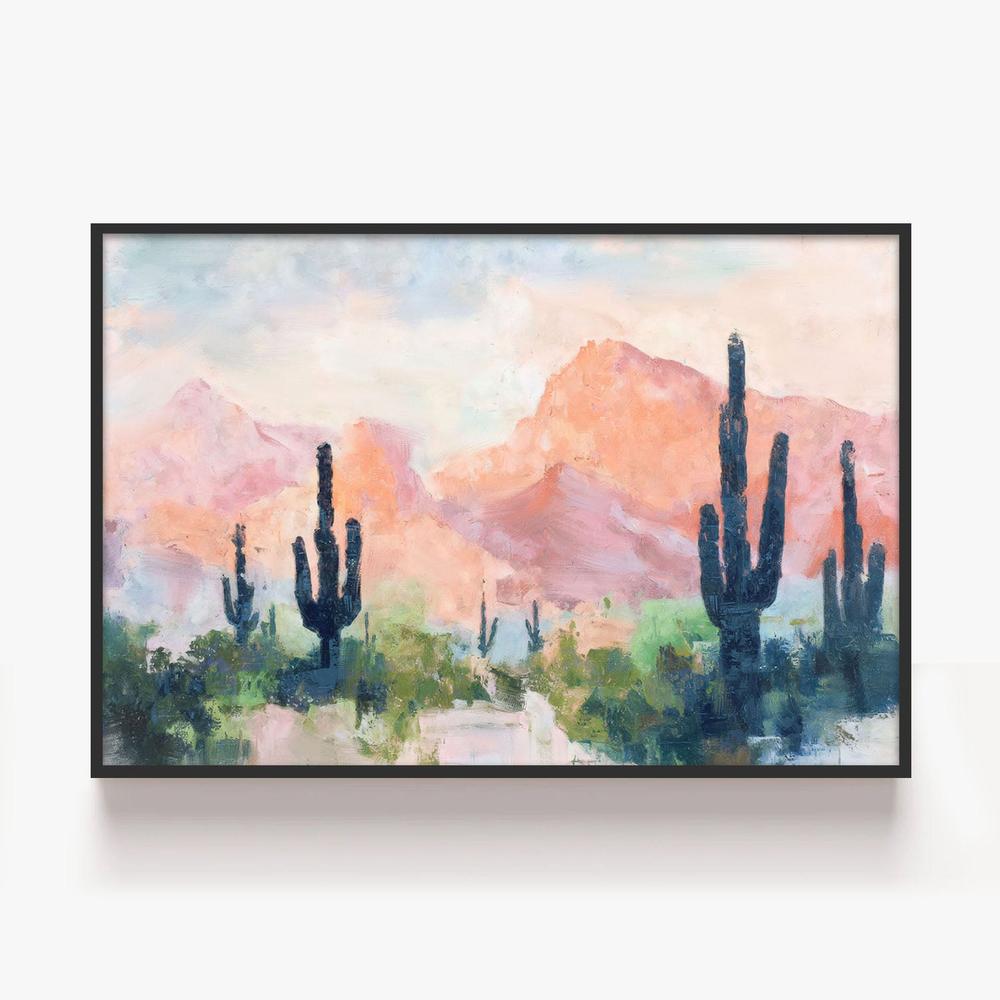 Sunset Desert, Style B-by-Nina Blue-wall-art-print-canvas-poster-framed-Gioia