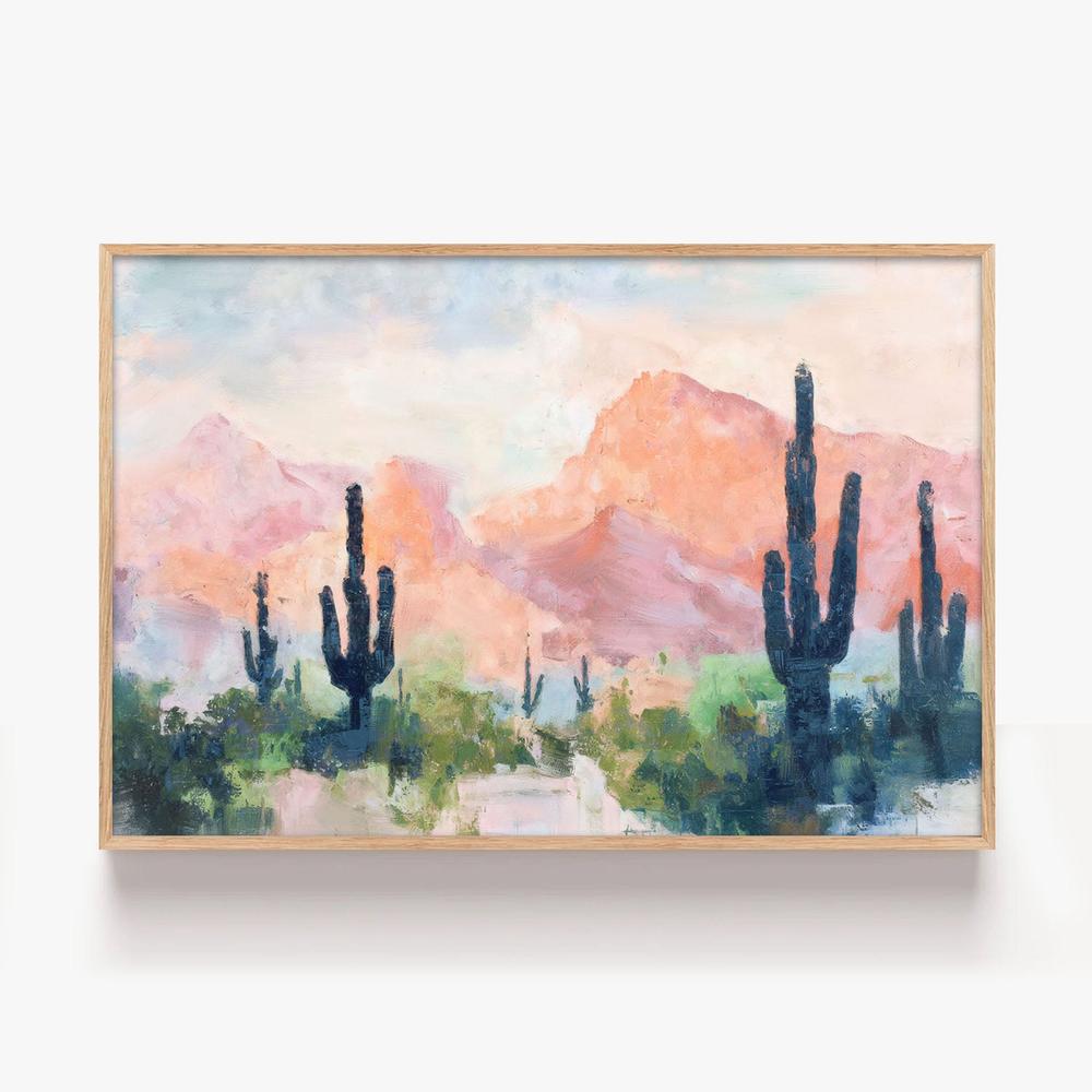 Sunset Desert, Style B-by-Nina Blue-wall-art-print-canvas-poster-framed-Gioia