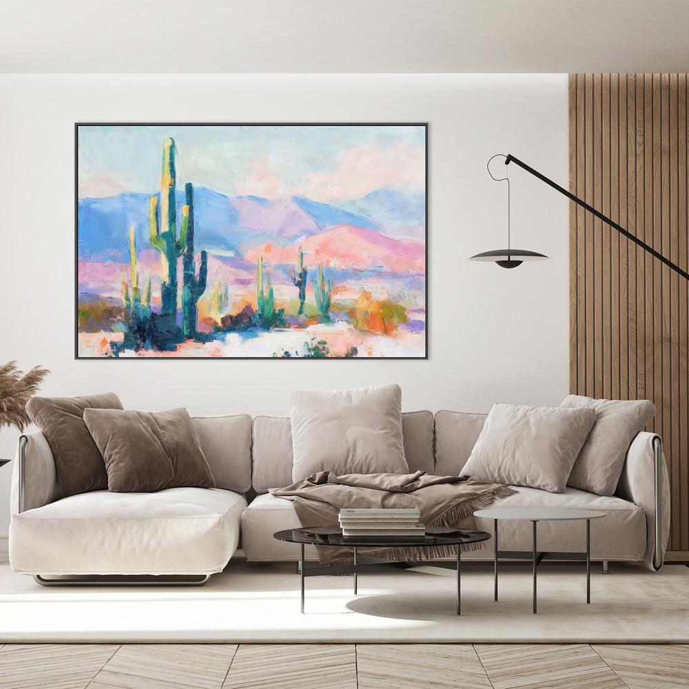 Sunset Desert, Style C-by-Nina Blue-wall-art-print-canvas-poster-framed-Gioia