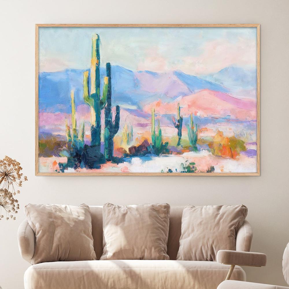 Sunset Desert, Style C-by-Nina Blue-wall-art-print-canvas-poster-framed-Gioia
