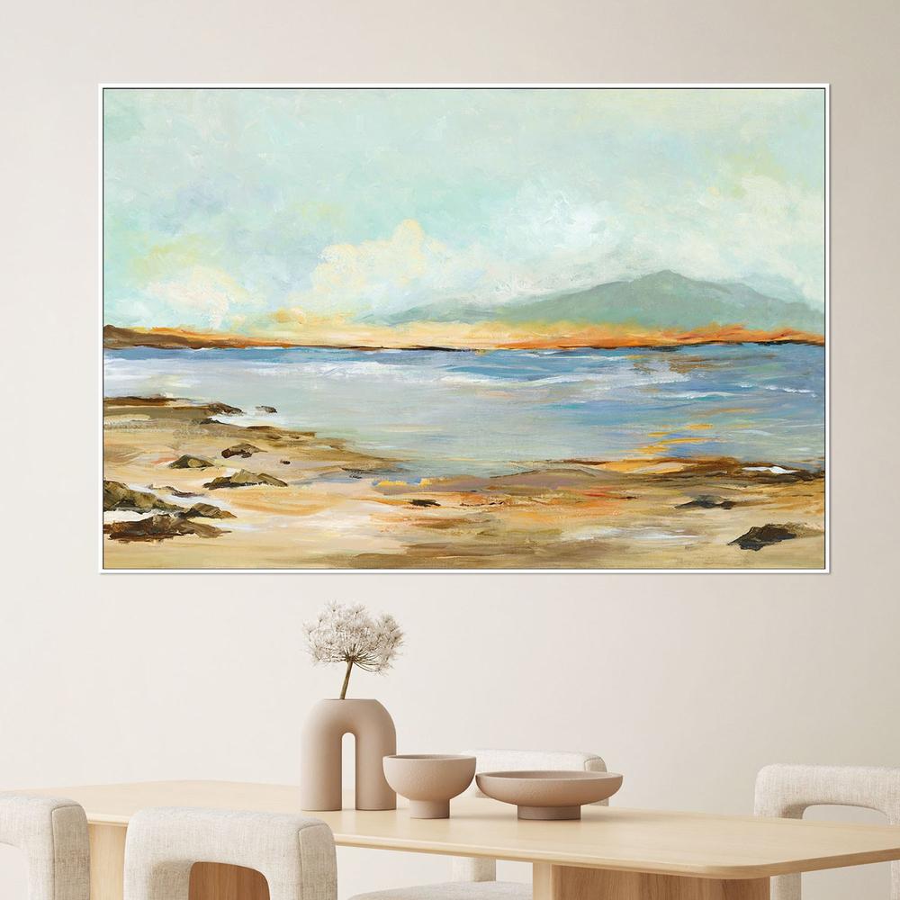 Sunset on the Sand-by-Jacob Q-wall-art-print-canvas-poster-framed-Gioia