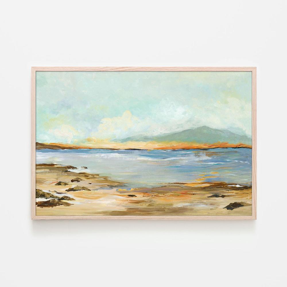 Sunset on the Sand-by-Jacob Q-wall-art-print-canvas-poster-framed-Gioia