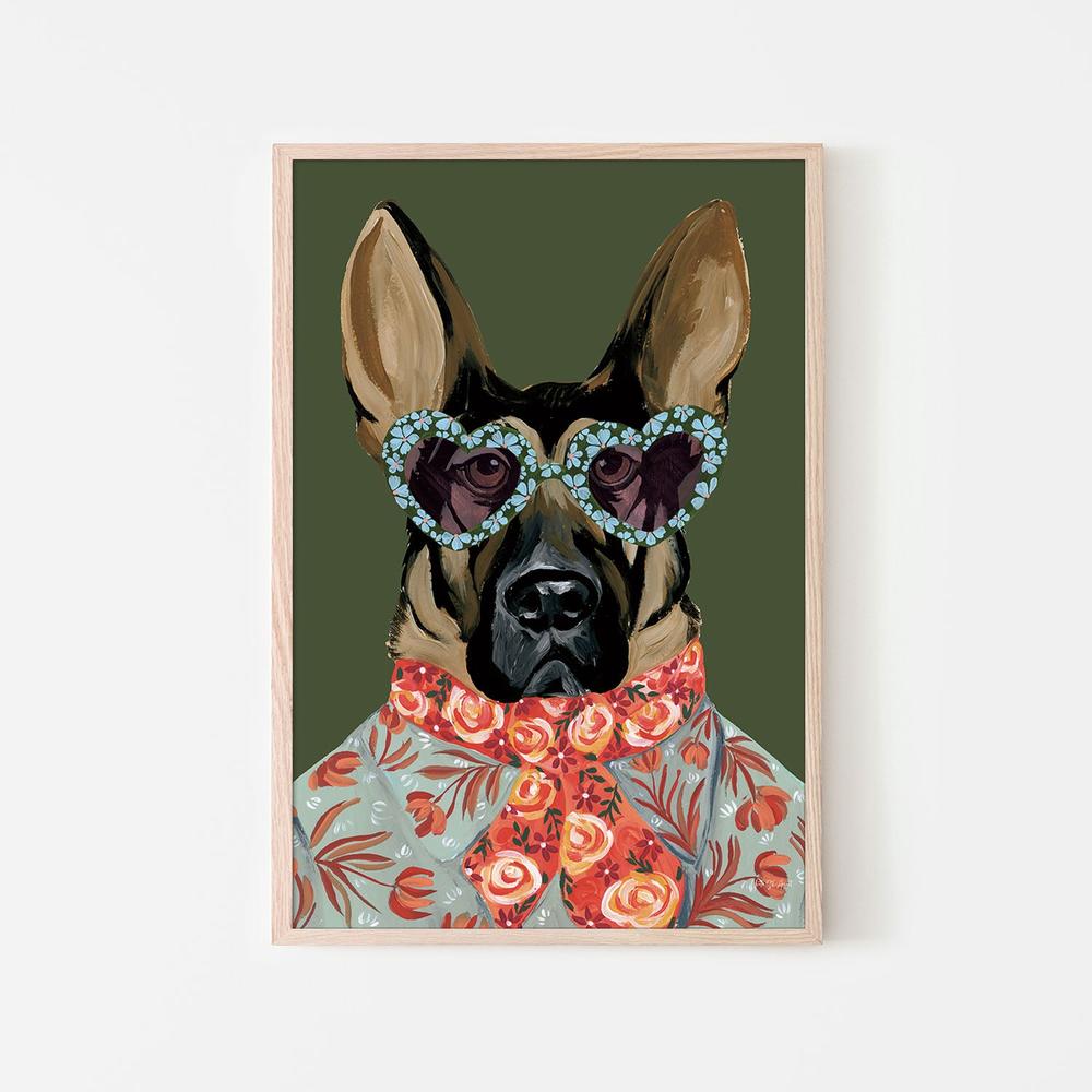 Swag Shepherd v2-by-Yvette St. Amant-wall-art-print-canvas-poster-framed-Gioia