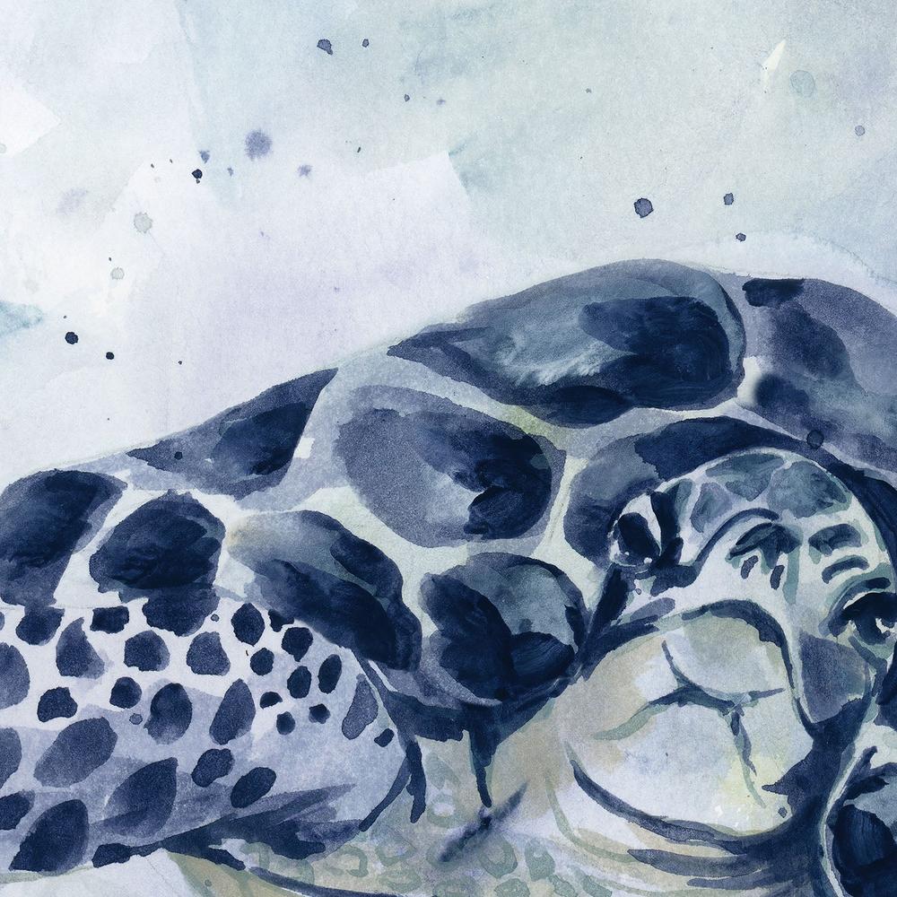 Swimming Sea Turtle-by-Yvette St. Amant-wall-art-print-canvas-poster-framed-Gioia