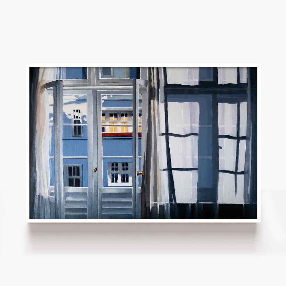 Sybelstrasse-by-Nigel Bailey Original Art-wall-art-print-canvas-poster-framed-Gioia