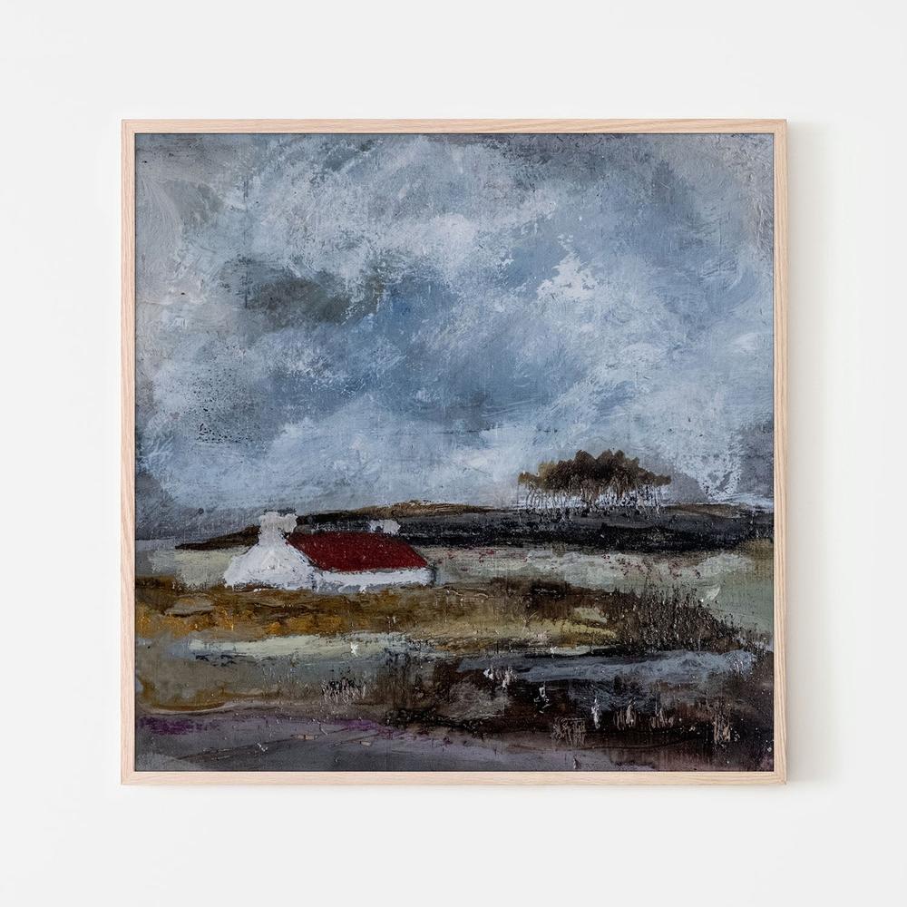 Tarn End Cottage-by-Louise O'Hara-wall-art-print-canvas-poster-framed-Gioia