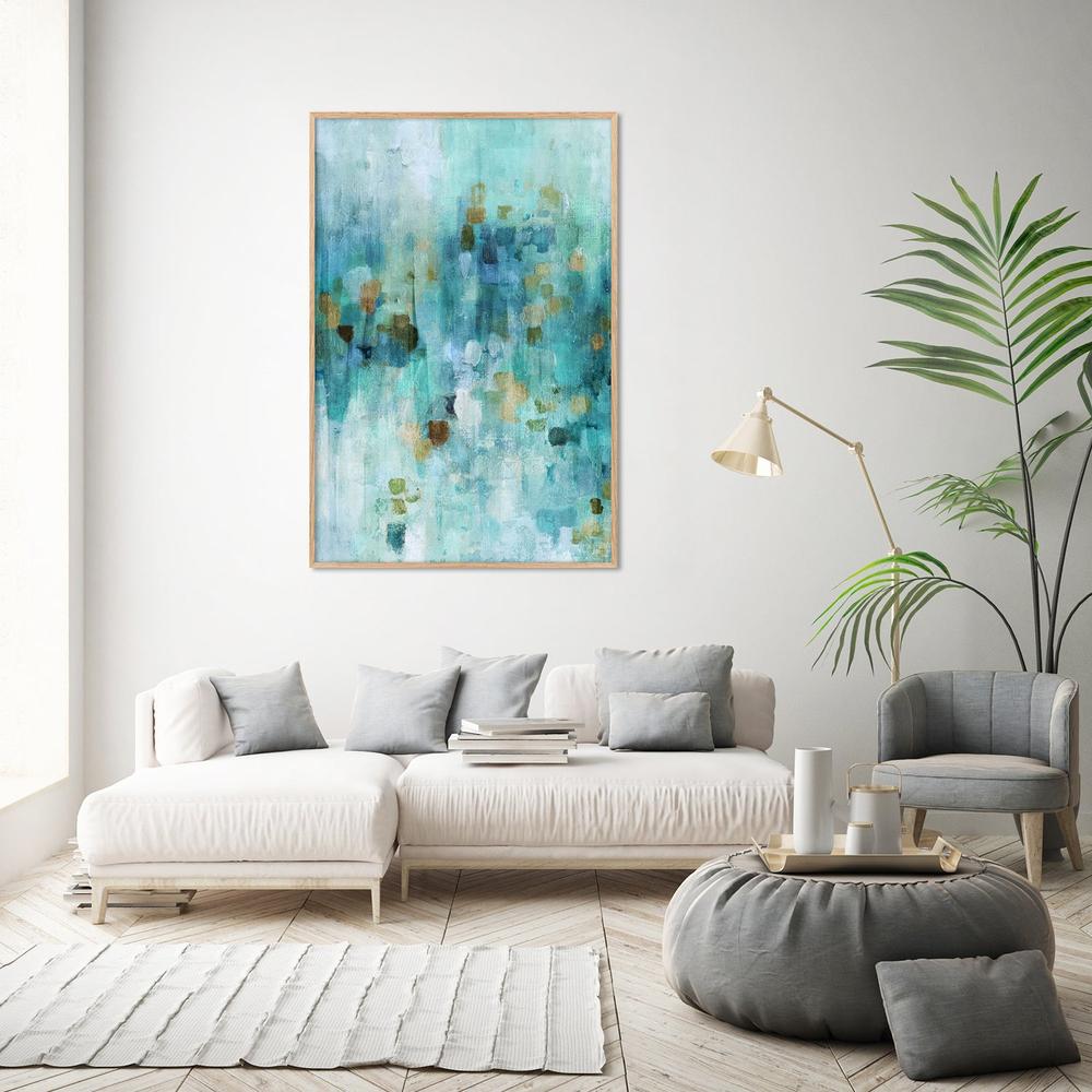Teal Dreams, Style A-by-Nina Blue-wall-art-print-canvas-poster-framed-Gioia
