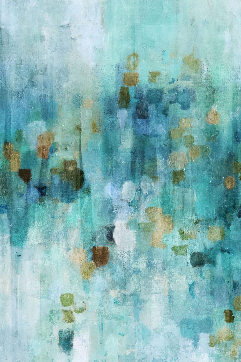 Teal Dreams, Style A-by-Nina Blue-wall-art-print-canvas-poster-framed-Gioia